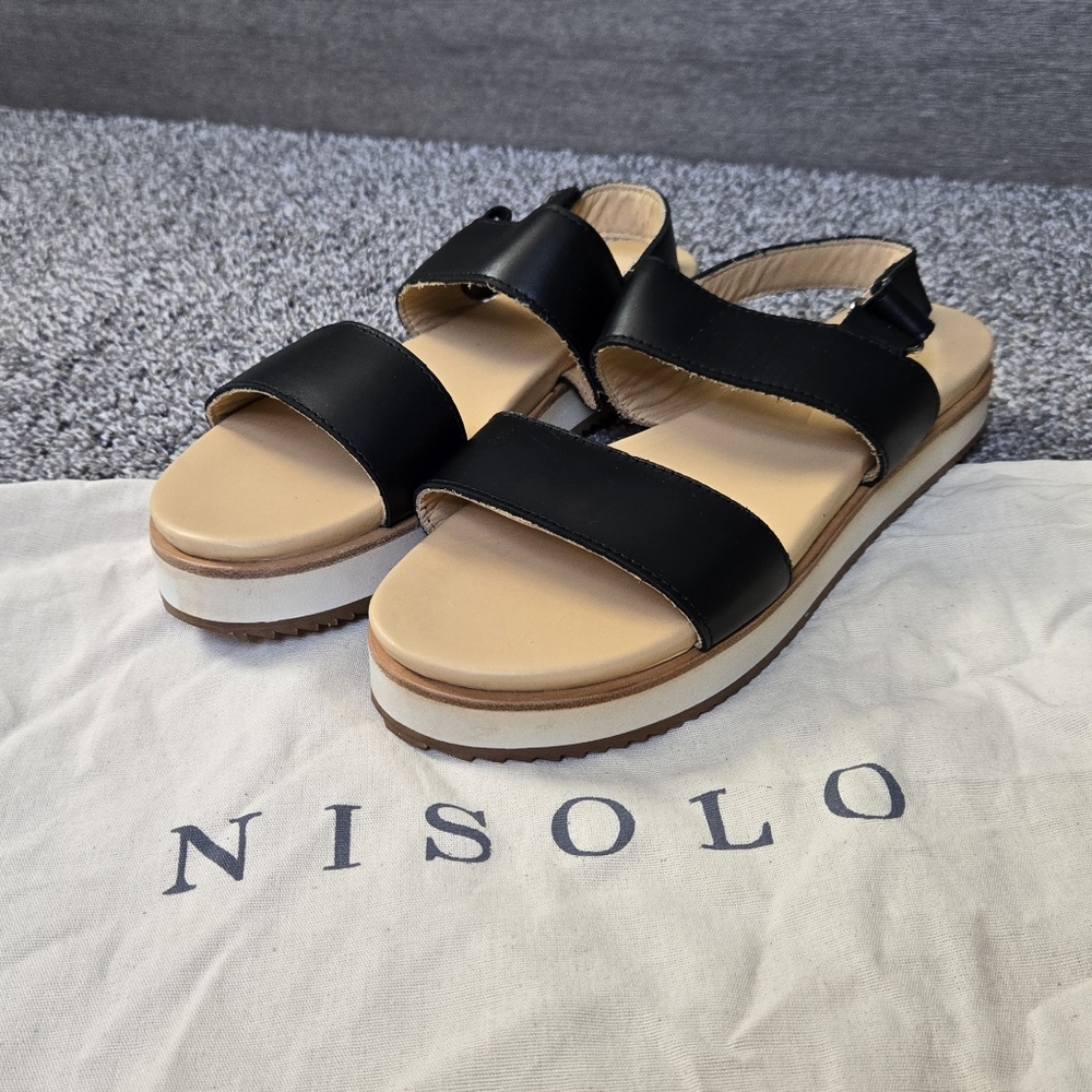 Nisolo Go-To Flatform Sandal NEW size 9.5